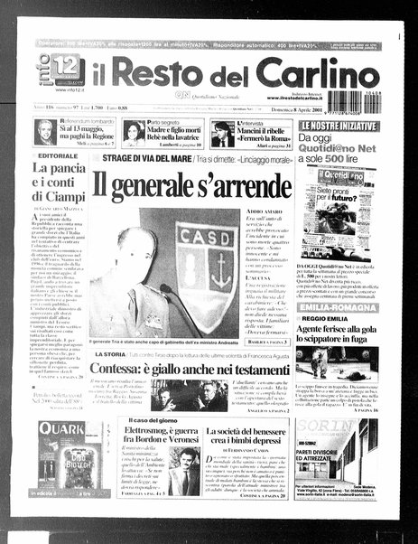 Il Resto del Carlino : giornale dell'Emilia